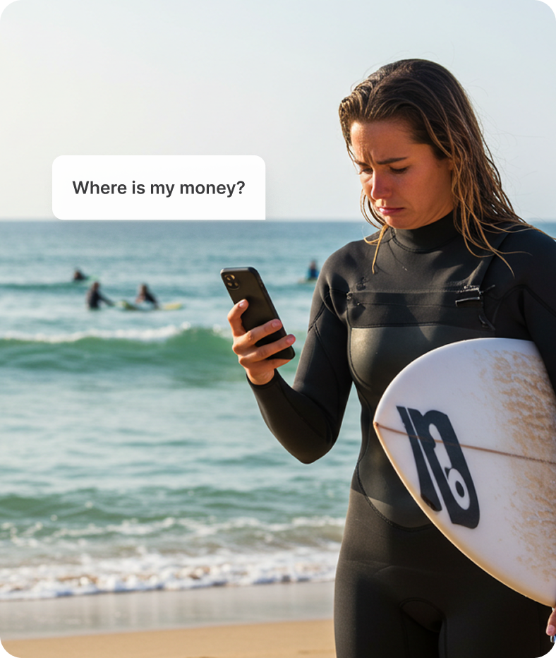 Athlete payment challenges illustration